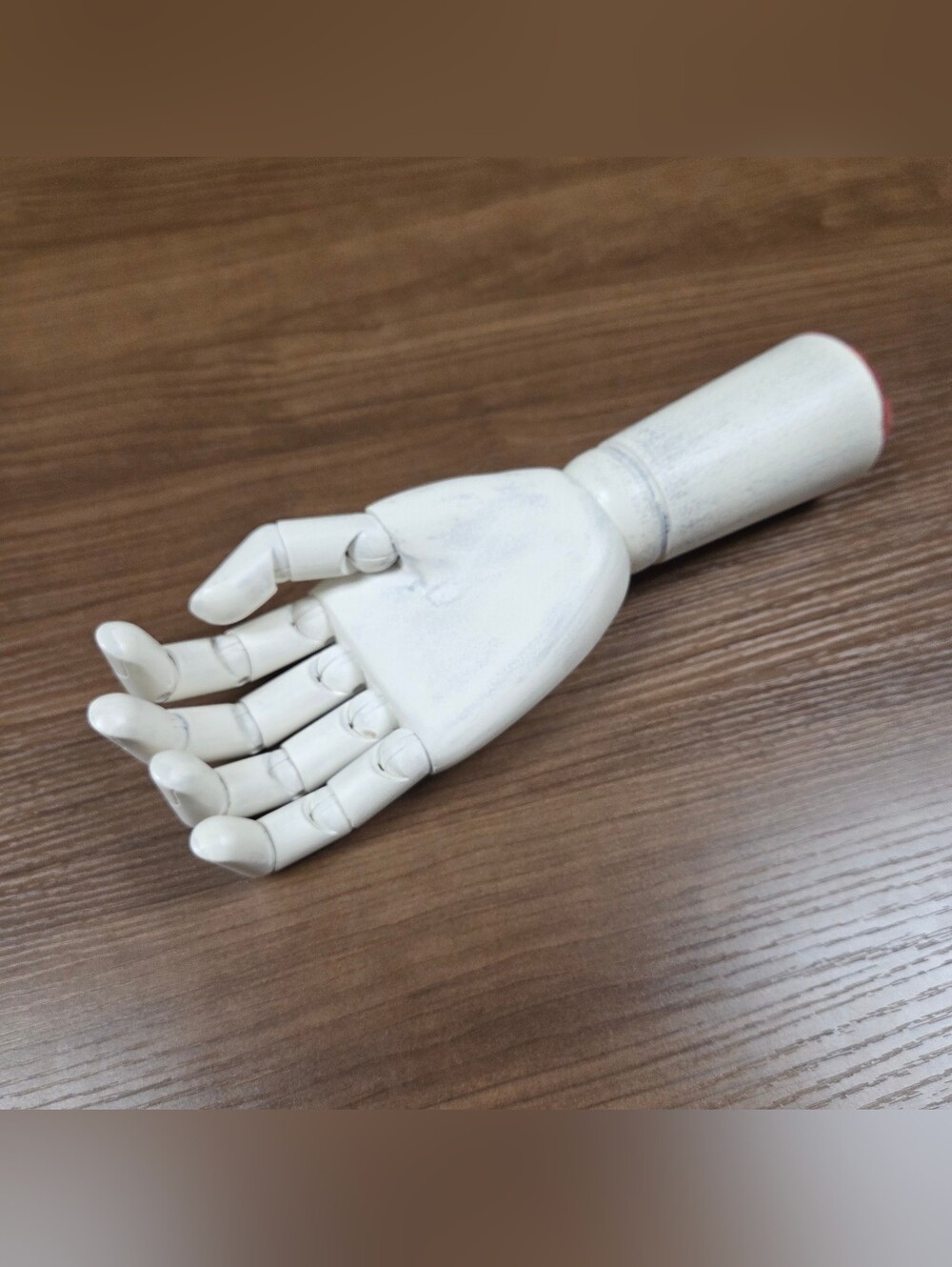 USED Wooden Articulated Hand Model Or Creepy Display Item